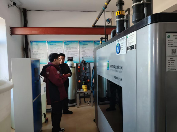 扎賚諾爾區疾控中心開展集中式供水單位水質消毒方式現場調查，筑牢飲水安全防線